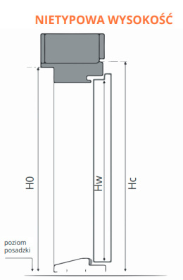 Drzwi Stalowe z Szybą W-4(OPUS) BASIC 72